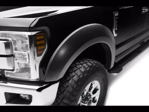 Ford F-350 Super Duty Fender Flares - Front - Bushwacker - Extend-A-Fender Style - Black - `23-`24
