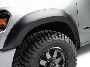 Ford F-350 Super Duty Fender Flares - Front - Bushwacker - Extend-A-Fender Style - Black - `23-`24