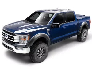 Ford F-350 Super Duty Fender Flares - Front - Bushwacker - Extend-A-Fender Style - Black - `23-`24
