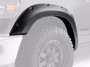 Nissan Frontier Fender Flares - Front - Bushwacker - Pocket Style - Black - `22-`24