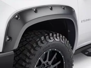 Nissan Frontier Fender Flares - Front - Bushwacker - Pocket Style - Black - `22-`24