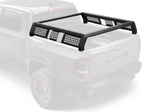 Chevrolet Silverado 1500 Roof Rack - Bushwacker - GoRack Overland - Black - `19-`24