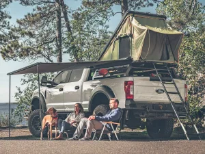 Chevrolet Silverado 1500 Roof Rack - Bushwacker - GoRack Overland - Black - `19-`24