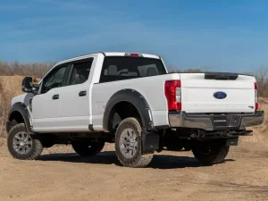 Chevrolet Silverado 1500 Mud Flaps - Rear - Bushwacker - Trail Armor, Pocket/Rivet Style - Black - `19-`22 Chevrolet Silverado 1500 Mud Flaps - Rear - Bushwacker - Trail Armor, Pocket/Rivet Style - Black - `19-`22