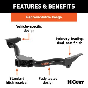 Tesla Model Y Trailer Hitch by Curt - Class III Hitch (2020+)