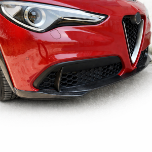 Alfa Romeo Stelvio Front Bumper Carbon Fiber Trim - 3 piece set 