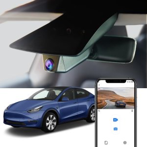 Tesla Model Y Integrated Dash Camera System - 4K Front Camera 