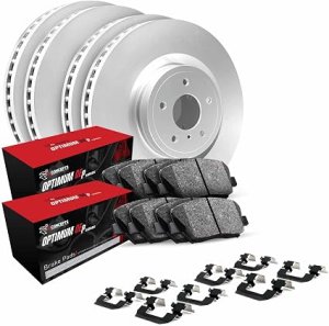 Hyundai Tucson Brake Pads + Rotors - Front + Rear - DFC - Carbon Coated Rotors + Optimum OE Pads - `19-`21 Hyundai Tucson Brake Pads + Rotors - Front + Rear - DFC - Carbon Coated Rotors + Optimum OE Pads - `19-`21