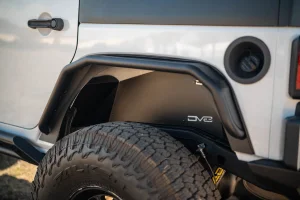 Jeep Wrangler JK Inner Fenders - Rear - DV8 Offroad - Satin Black - `07-`18