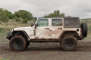 Jeep Wrangler JK Inner Fenders - Rear - DV8 Offroad - Satin Black - `07-`18