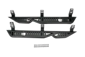 Toyota Land Cruiser Side Steps - DV8 Offroad - OE Plus - Black Steel - `24+