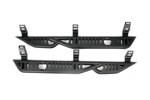 Toyota Land Cruiser Side Steps - DV8 Offroad - OE Plus - Black Steel - `24+