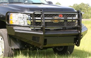 Chevrolet Silverado 2500HD Front Bumper - Ranch Bumper w/ Full Guard - Fab Fours - `11-`14