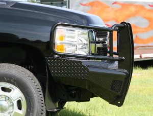 Chevrolet Silverado 2500HD Front Bumper - Ranch Bumper w/ Full Guard - Fab Fours - `11-`14