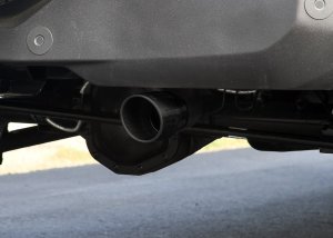 Ford Bronco Performance Exhaust - Cat Back - Dual Exit - Flowmaster - Outlaw - Black w/ Polished Tip - 4-Door Ford Bronco Performance Exhaust - Cat Back - Dual Exit - Flowmaster - Outlaw - Black w/ Polished Tip - 4-Door
