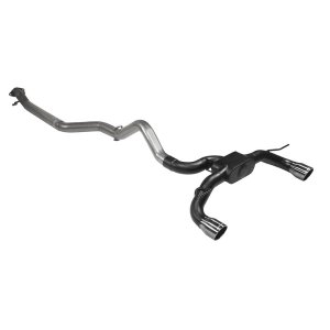 Ford Bronco Performance Exhaust - Cat Back - Dual Exit - Flowmaster - Outlaw - Black w/ Polished Tip - 4-Door Ford Bronco Performance Exhaust - Cat Back - Dual Exit - Flowmaster - Outlaw - Black w/ Polished Tip - 4-Door