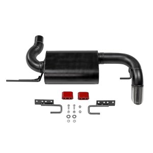 Ford Bronco Performance Exhaust - Cat Back - Axle Exit - Flowmaster - American Thunder - Black w/ Polished Tip Ford Bronco Performance Exhaust - Cat Back - Axle Exit - Flowmaster - American Thunder - Black w/ Polished Tip