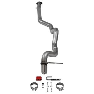 Ford Bronco Performance Exhaust - Cat Back - Single Exit - Flowmaster - Outlaw - Polished Tip - 4-Door Ford Bronco Performance Exhaust - Cat Back - Single Exit - Flowmaster - Outlaw - Polished Tip - 4-Door