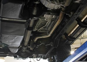 Ford Bronco Performance Exhaust - Cat Back - Single Exit - Flowmaster - Outlaw - Polished Tip - 4-Door Ford Bronco Performance Exhaust - Cat Back - Single Exit - Flowmaster - Outlaw - Polished Tip - 4-Door