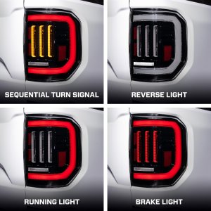 Ford Maverick LED Tail Lights - Smoked - Form Lighting - 2022+