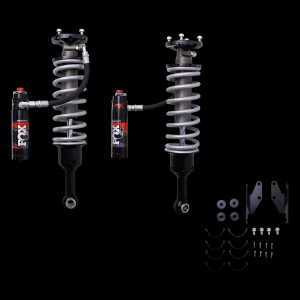 Toyota Land Cruiser Coilover Suspension Kit - Front - FOX - 2.5 Performance Elite - Black - `24-`27