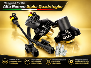 Alfa Romeo Giulia Diverter Valve - Go Fast Bits - DV+ Integrated Solenoid - QV Model Alfa Romeo Giulia Diverter Valve - Go Fast Bits - DV+ Integrated Solenoid - QV Model