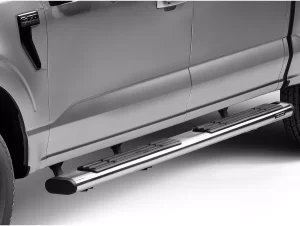 Ford F-350 Side Steps - Go Rhino - 6" OE Xtreme - Polished Finish - Crew Cab `99-`16