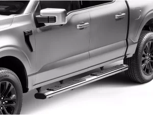 Ford F-350 Side Steps - Go Rhino - 6" OE Xtreme - Polished Finish - Crew Cab `99-`16