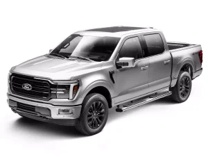 Ford F-350 Side Steps - Go Rhino - 6" OE Xtreme - Polished Finish - Crew Cab `99-`16