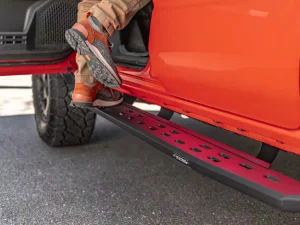 Dodge Ram 1500 Running Boards - Go Rhino - RB20 Slim Line - Bedliner Coat - `09-`14