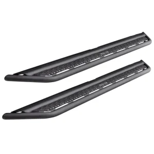Ford F-250 Side Steps - Go Rhino - Dominator Extreme D6 - Textured Black - `99-`16