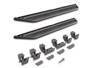 Ford F-250 Side Steps - Go Rhino - Dominator Extreme D6 - Textured Black - `99-`16