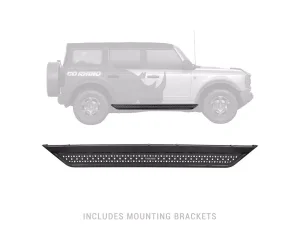 Ford F-250 Side Steps - Go Rhino - Dominator Extreme D6 - Textured Black - `99-`16