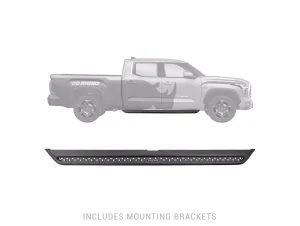 Ford F-250 Side Steps - Go Rhino - Dominator Extreme DSS - Textured Black - `99-`16