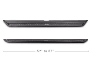 Dodge Ram 1500 Quad Cab Pickup Side Steps - Go Rhino - Dominator Extreme DSS - Textured Black - `09-'23