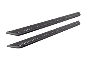 Dodge Ram 1500 Quad Cab Pickup Side Steps - Go Rhino - Dominator Extreme DSS - Textured Black - `09-'23