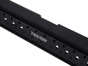Dodge Ram 1500 Quad Cab Pickup Side Steps - Go Rhino - Dominator Extreme DSS - Textured Black - `09-'23