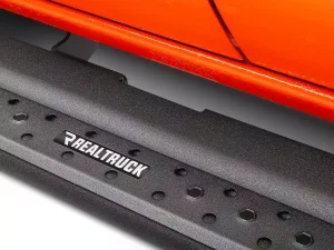 Dodge Ram 1500 Quad Cab Pickup Side Steps - Go Rhino - Dominator Extreme DSS - Textured Black - `09-'23