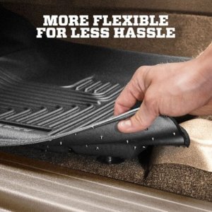 Acura RDX Floor Mats - Front + Rear - Husky Liners - Weatherbeater - Black - `19-`25