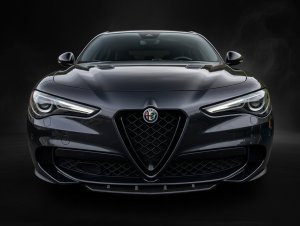 Alfa Romeo Stelvio Front Splitter - Carbon Fiber - Quadrifoglio Alfa Romeo Stelvio Front Splitter - Carbon Fiber - Quadrifoglio