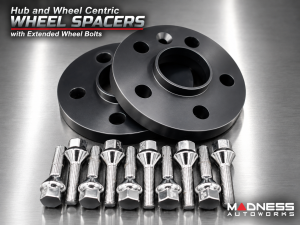 Alfa Romeo 4C Wheel Spacers - MADNESS - 16mm - set of 2 w/ extended bolts