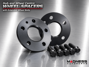 Alfa Romeo Giulia Wheel Spacers - MADNESS - 5mm & 15mm - set of 4 w/ extended bolts