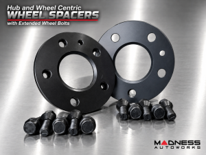 Alfa Romeo Stelvio Wheel Spacers - MADNESS - 5mm & 15mm - set of 4 w/ extended bolts