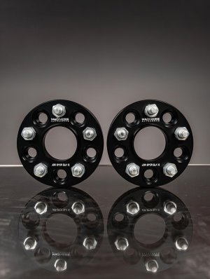Jaguar XK Wheel Spacers - MADNESS - 20mm - set of 2 - Black Finish