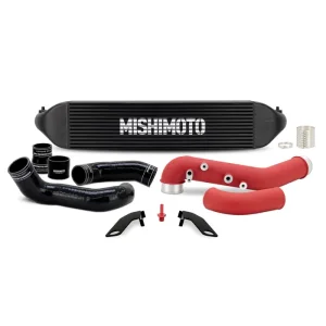 Honda Civic Type-R Intercooler Kit - Mishimoto - Black Intercooler/Red Pipes - `23-`27