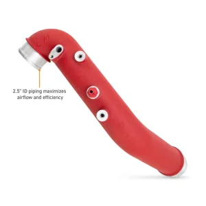 Honda Civic Type-R Intercooler Kit - Mishimoto - Black Intercooler/Red Pipes - `23-`27