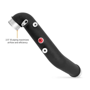 Honda Civic Type-R Intercooler Kit - Mishimoto - Silver Intercooler/Black Pipes - `23-`27