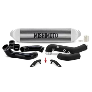 Honda Civic Type-R Intercooler Kit - Mishimoto - Silver Intercooler/Black Pipes - `23-`27