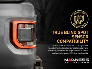 Jeep Gladiator JT LED Tail Lights - XB LED Series - Morimoto - Low Profile - Red