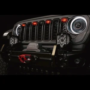 Jeep Wrangler JL Grill LED Kit - ORACLE Lighting - Pre-Runner Style - Tinted - `24-`26